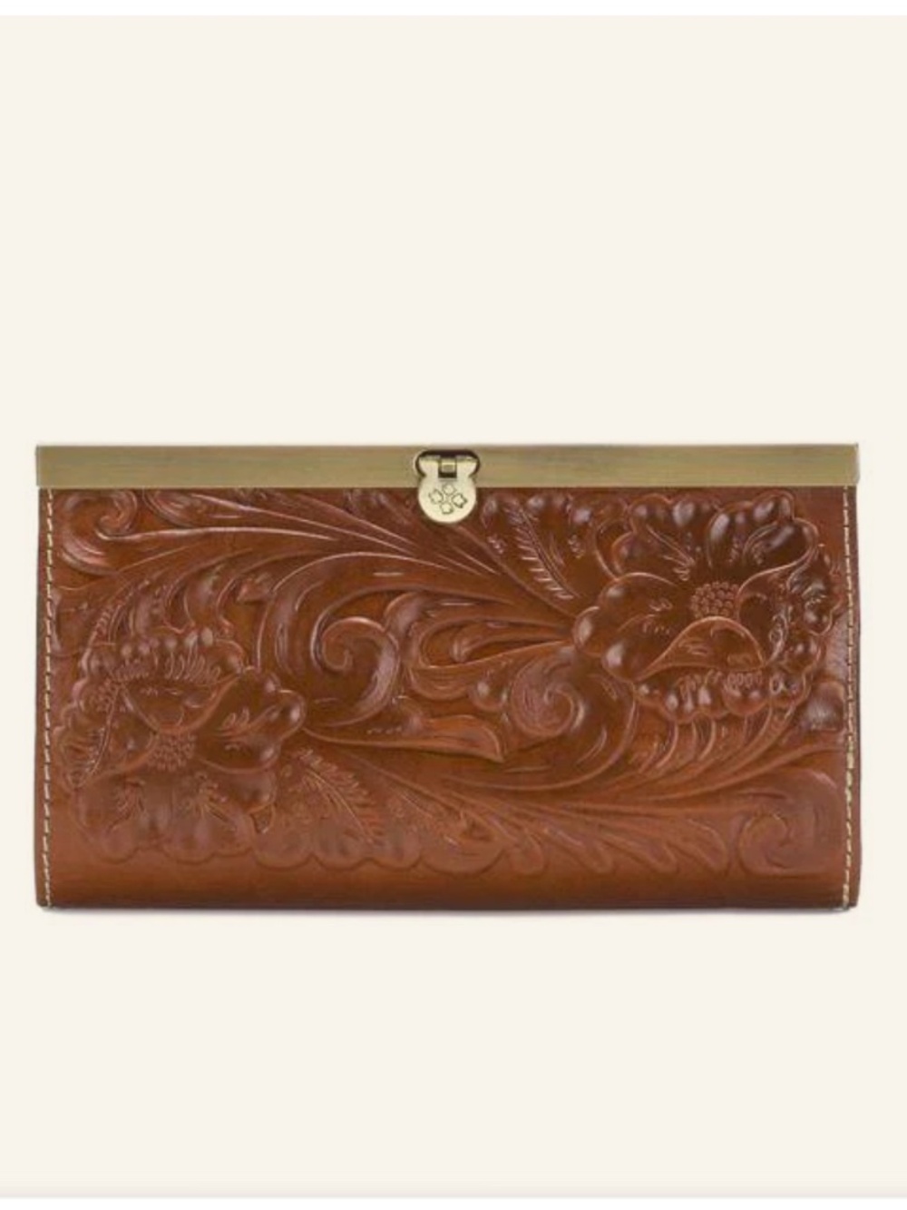 PATRICIA NASH TOOLED LEATHER CAUCHY WALLET HERITAGE BOHO WESTERN